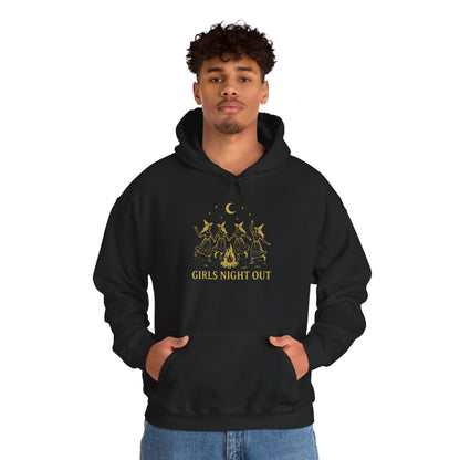 Girls Night Out – Dancing Witches Bonfire Sweatshirt | Unisex Hoodie