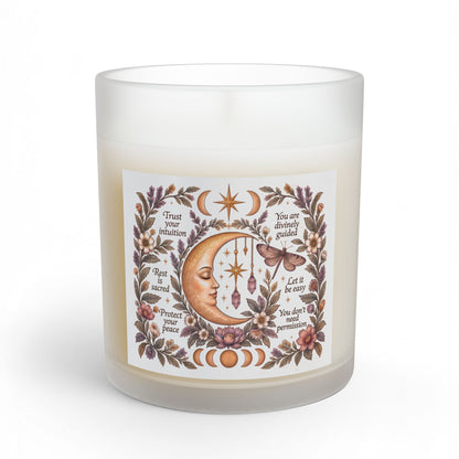 Affirmation Boho Celestial Self Care Candle