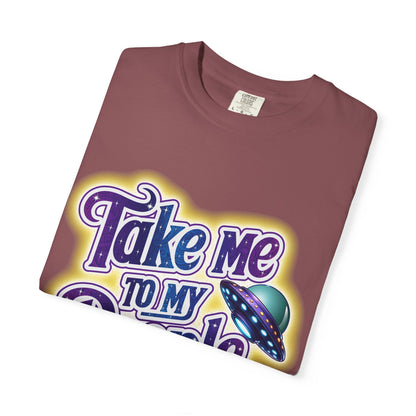 Take Me To My People Tee – Funny Retro UFO Shirt