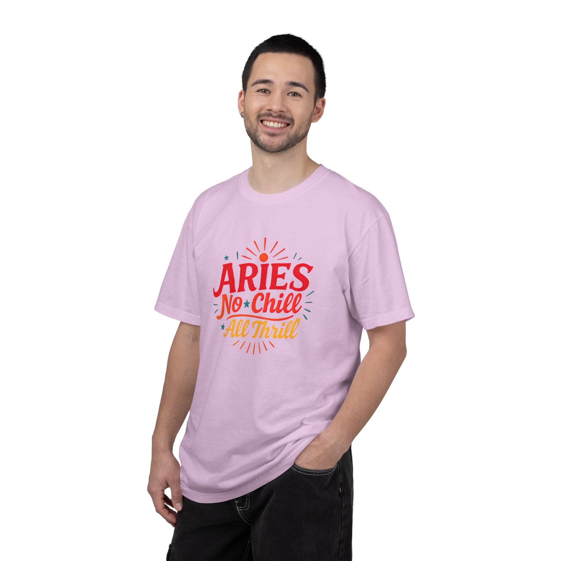 Aries No Chill All Thrill Tee – Sassy Zodiac Humor Shirt - Enchanted Sky