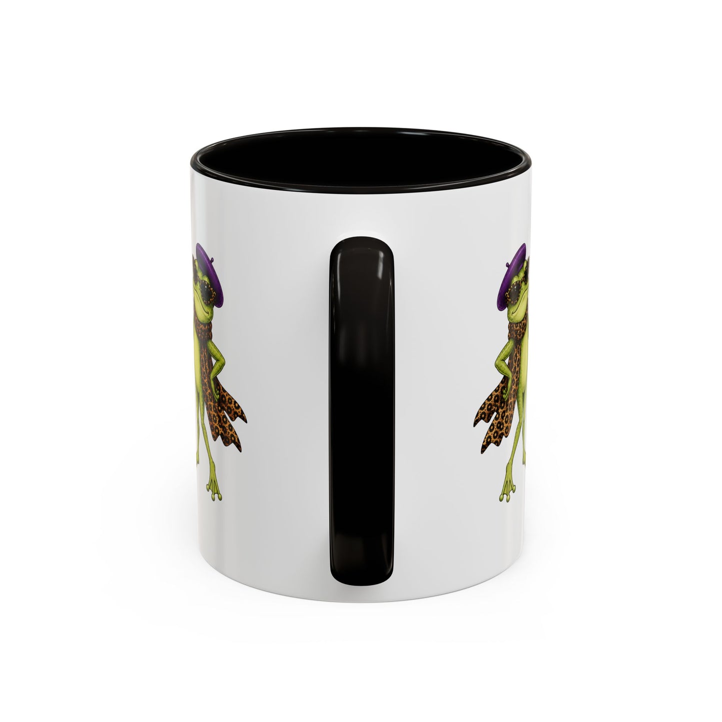 Darling You're Ribbiting Frog Mug | Funny Fashion Frog Coffee Mug | Glam Frog Gift for Women | Colored Mug