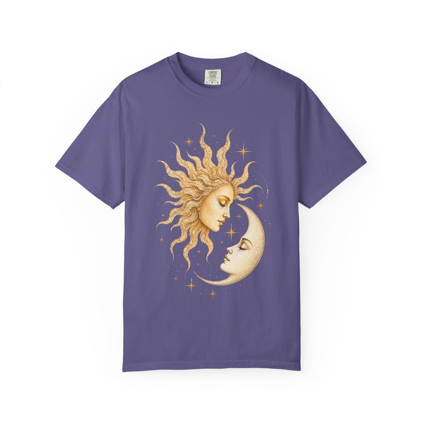 Boho Celestial Moon and Sun Unisex T-Shirt