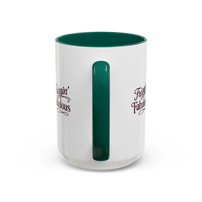 Friggin' Fabulous Frog Mug | Cute Frog Coffee Mug for Women | Funny Glam Frog Gift | Colored Mug