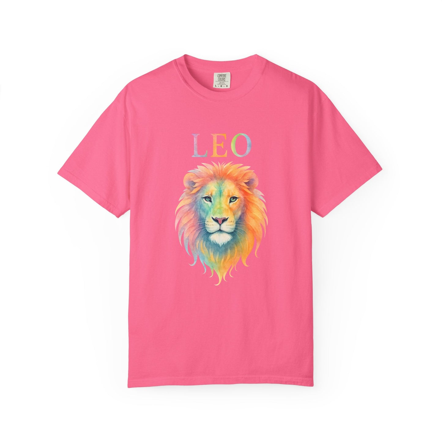 LEO Tee – Colorful Lion Zodiac Shirt