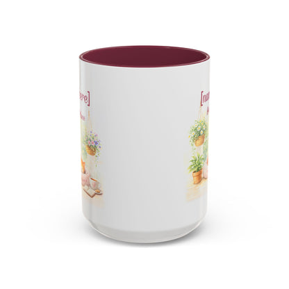 Personalized Name Cat Mug - Custom "Happy Place" Ceramic Mug for Cat Lovers