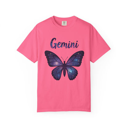 Gemini Butterfly Tee – Colorful Zodiac Shirt
