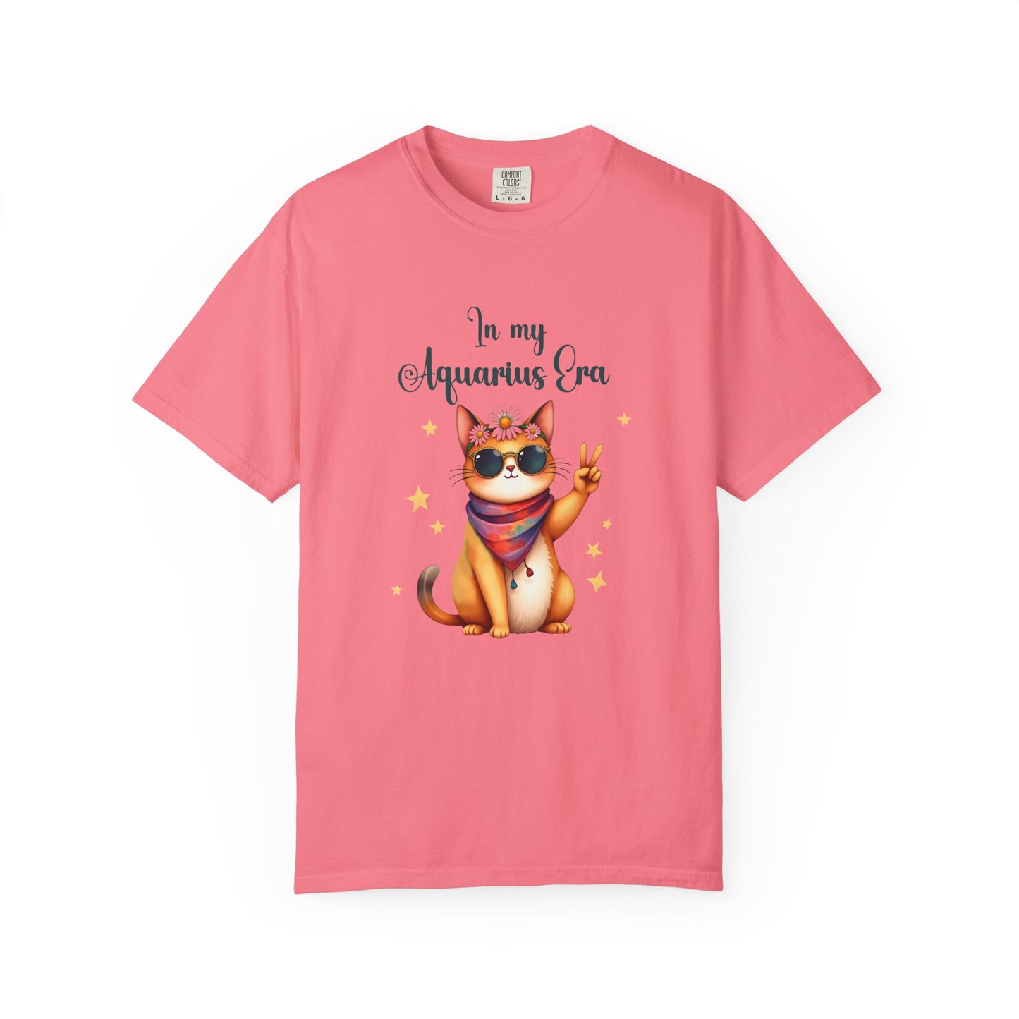 In My Aquarius Era Tee – Funny Zodiac Cat Shirt