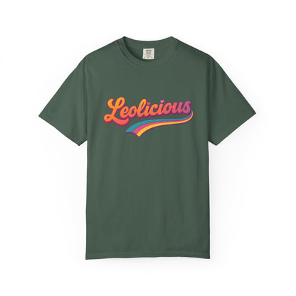 Leolicious – Retro Groovy Leo Zodiac Tee