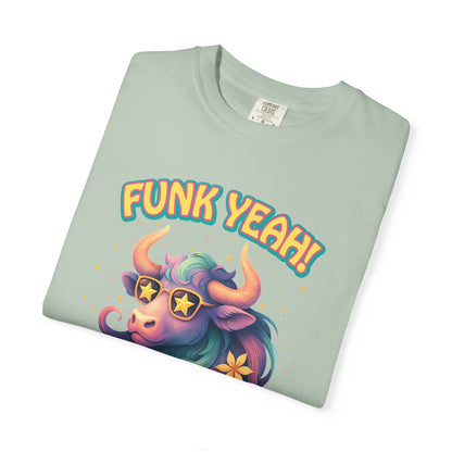 Funk Yeah I’m a Taurus T-Shirt | Cool Retro Taurus Graphic Tee | Comfort Colors 1717 | Astrology Shirt for Earth Signs