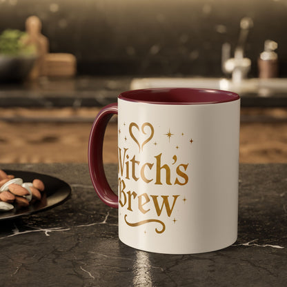 Witch’s Brew – Magical Elixir Mug (11oz & 15oz, Color Accent Options)