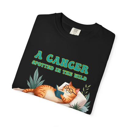 A Cancer Spotted in the Wild – Funny Zodiac Cat Tee