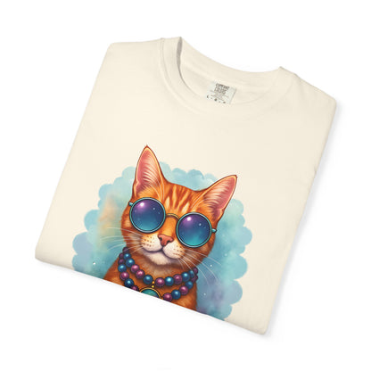 Aquarius – Colorful Cool Cat Zodiac Shirt