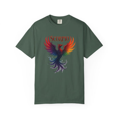 Scorpio Phoenix Tee – Multicolor Zodiac Shirt
