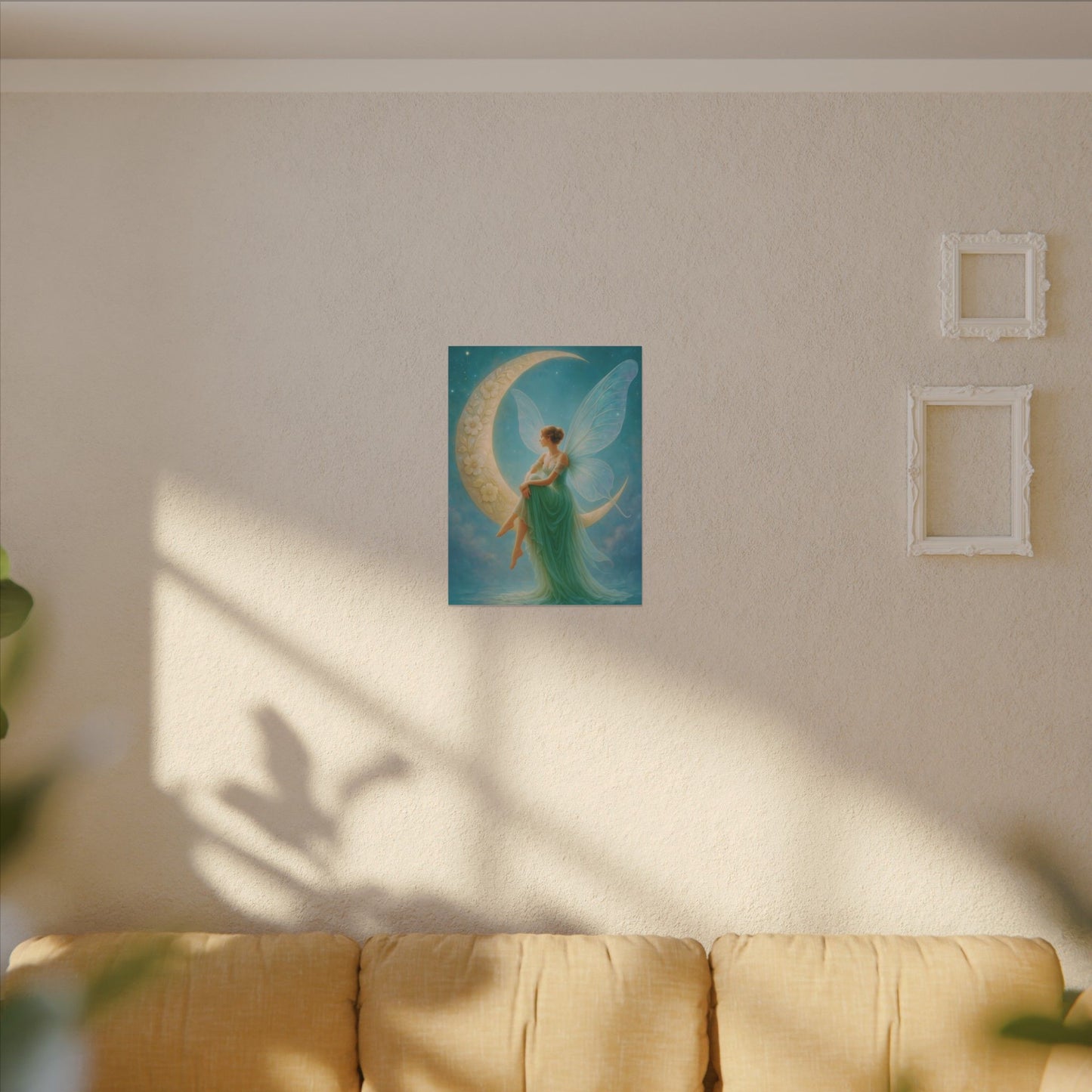 Moonlit Reverie – Art Nouveau Inspired Fairy Wall Art