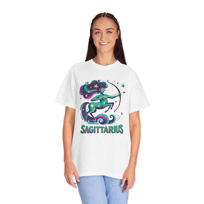 Sagittarius Retro Groovy Centaur -Colorful Zodiac Tee