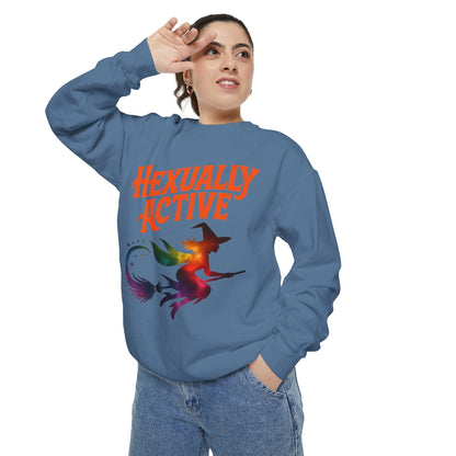 Hexually Active Sweatshirt – Retro Witch Pullover