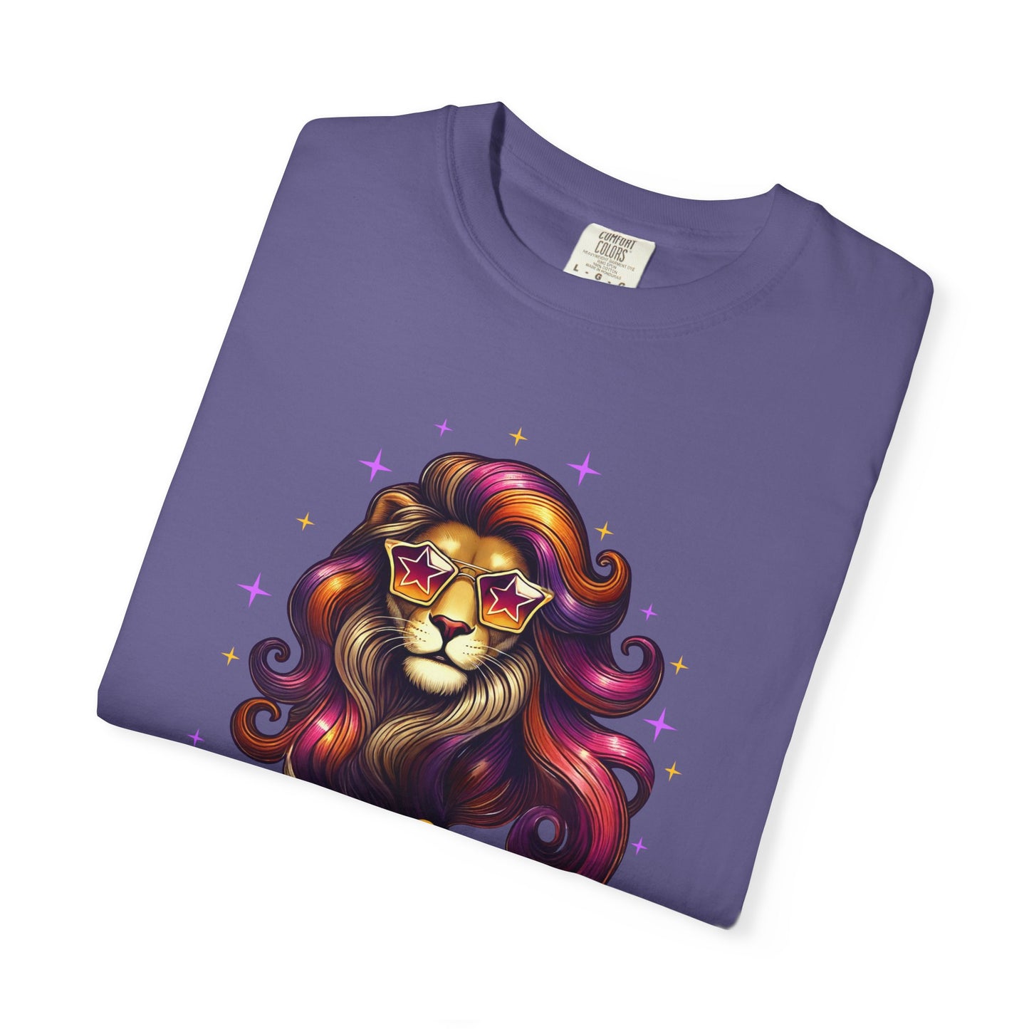Leo Fabulous Tee – Groovy Colorful Zodiac Shirt