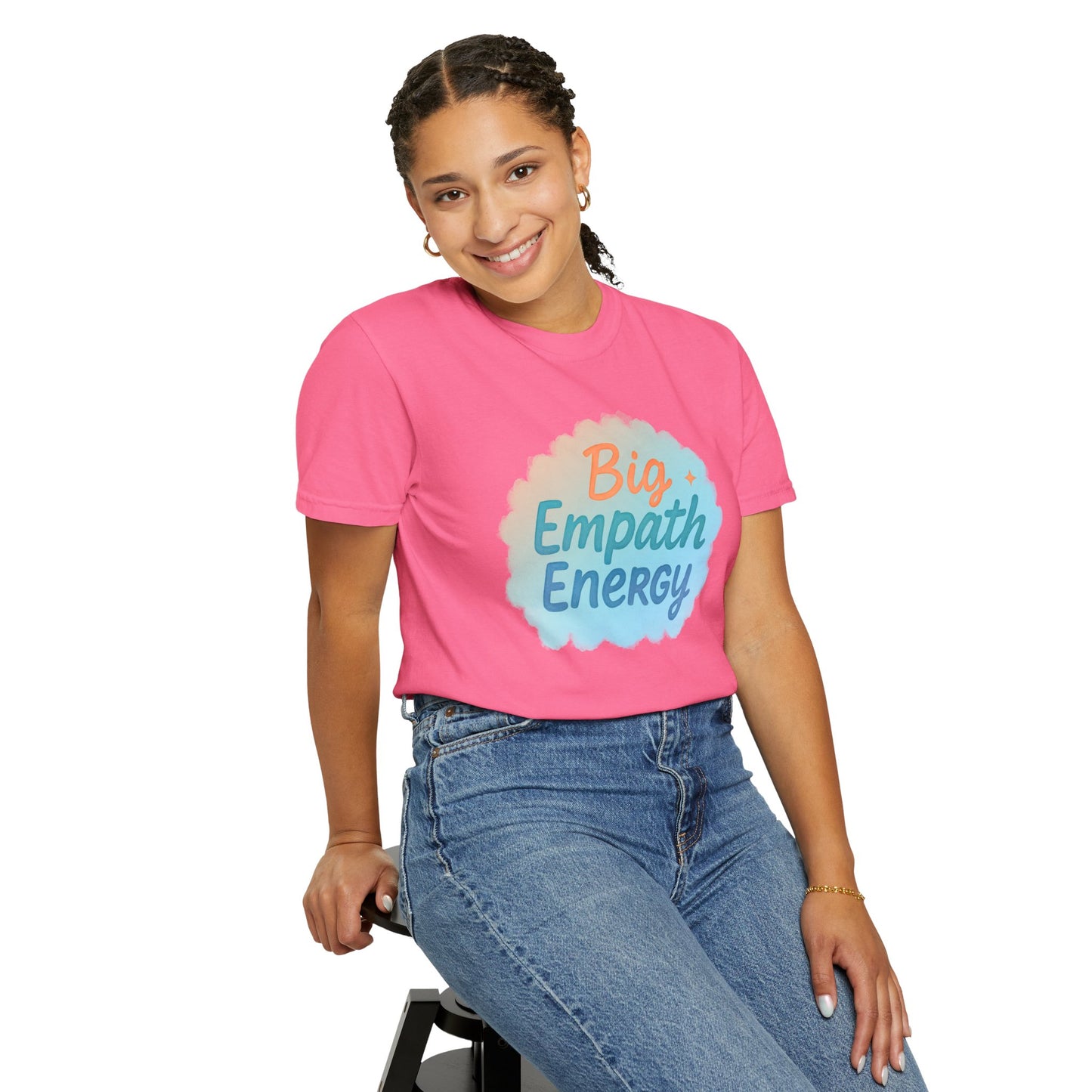 Big Empath Energy – Colorful Affirmation Tee