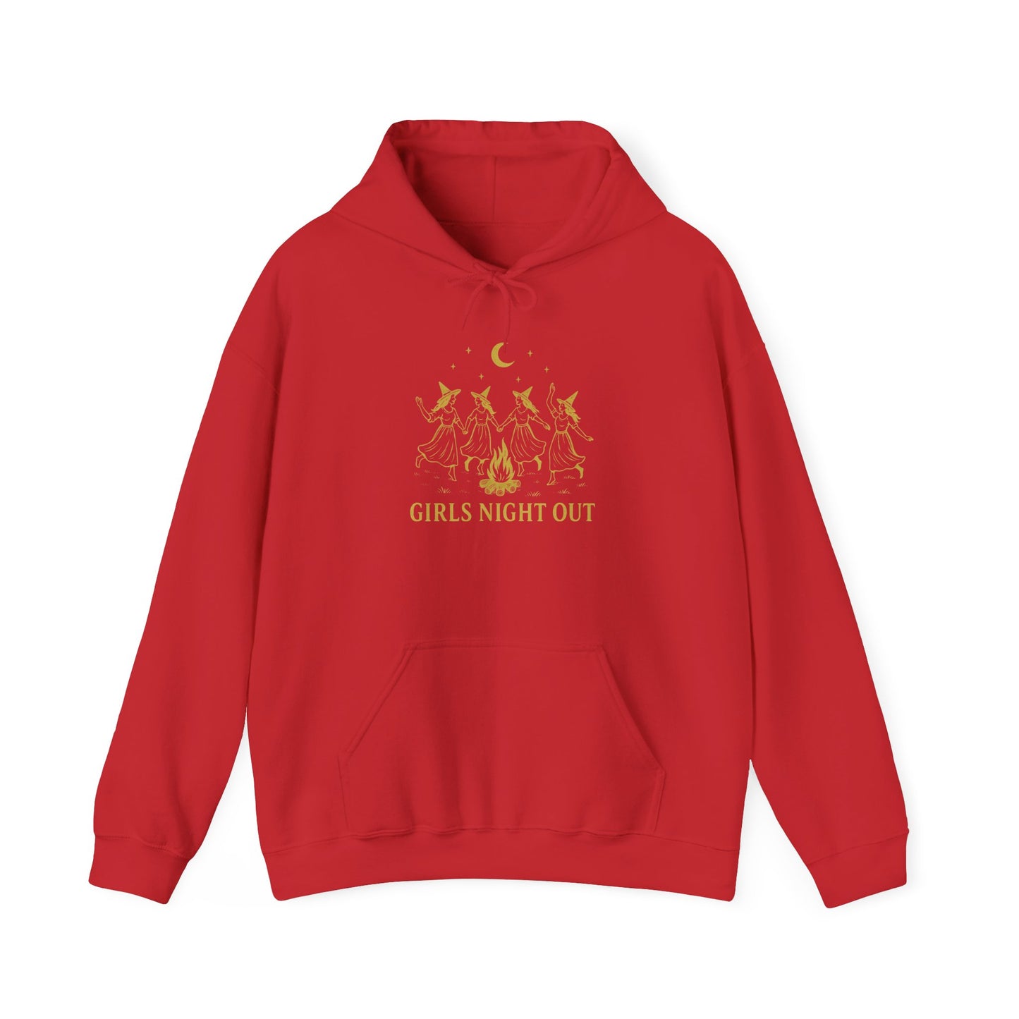 Girls Night Out – Dancing Witches Bonfire Sweatshirt | Unisex Hoodie