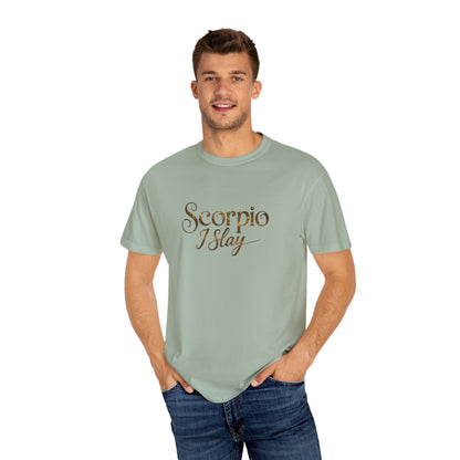 Scorpio I Slay Witchy Tee – Wicked Zodiac Shirt