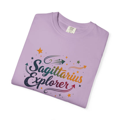 Sagittarius Explorer – Colorful Tee Zodiac Shirt