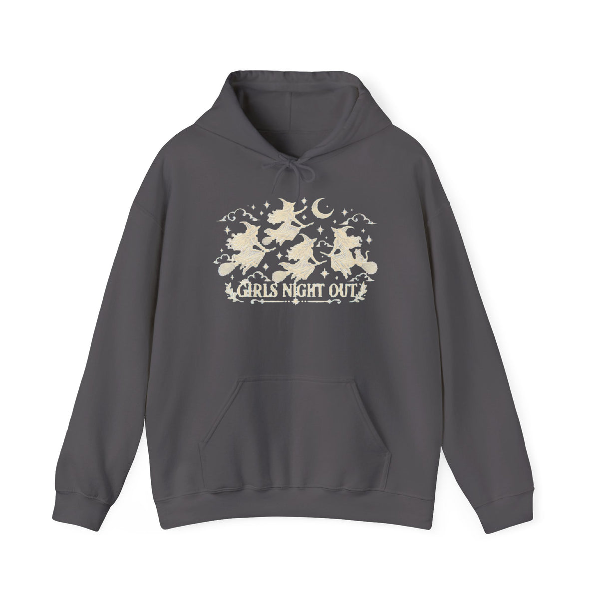 Girls Night Out Halloween Hoodie, Funny Witch Graphic Sweatshirt, Funny Halloween Pullover, Witchy Gift for Women, Spooky Season Outfit