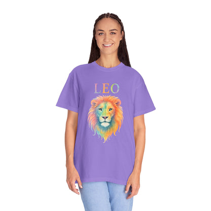 LEO Tee – Colorful Lion Zodiac Shirt