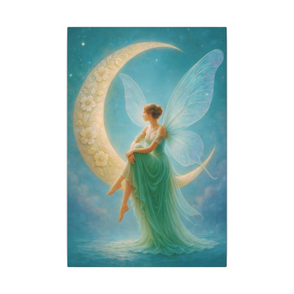 Moonlit Reverie – Art Nouveau Inspired Fairy Wall Art