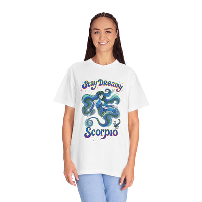 Stay Dreamy Scorpio – Mystical Mermaid Tee for the Celestial Siren