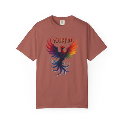 Scorpio Phoenix Tee – Multicolor Zodiac Shirt