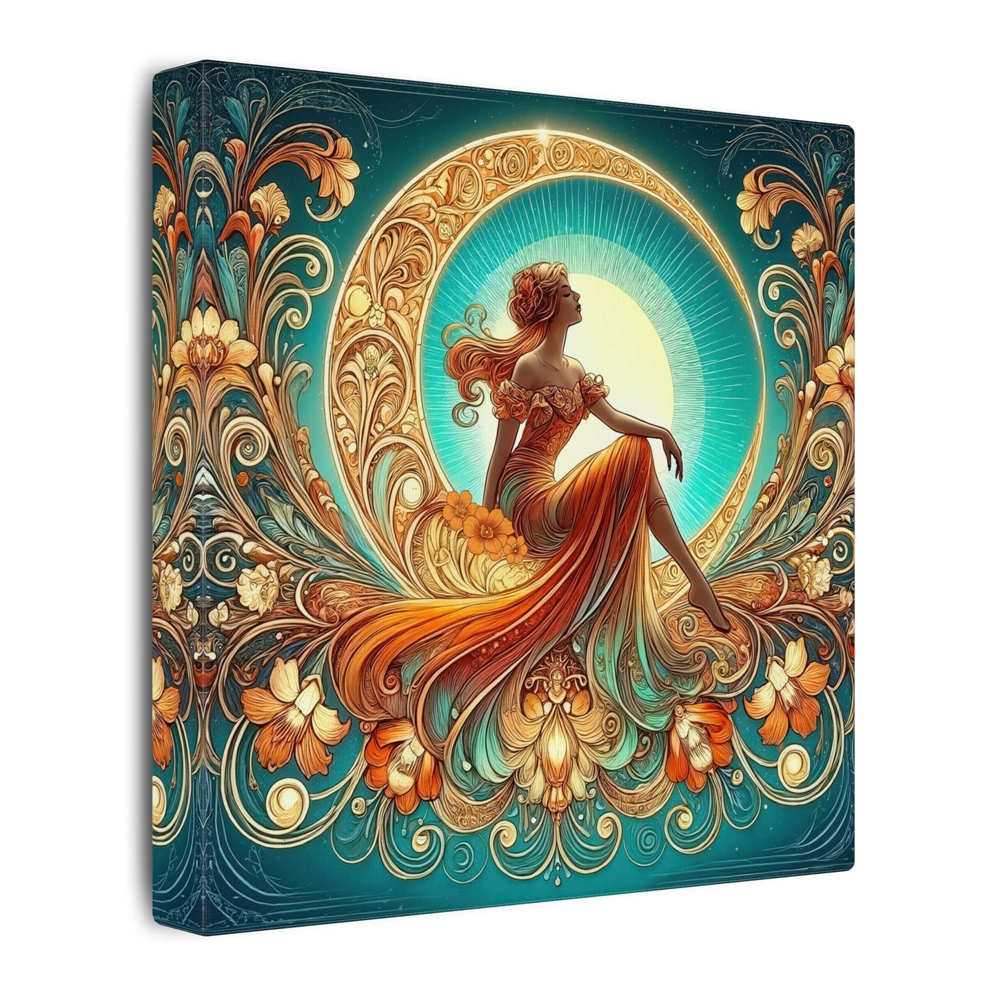 Rising Star - Glamorous Goddess Art Nouveau Wall Art