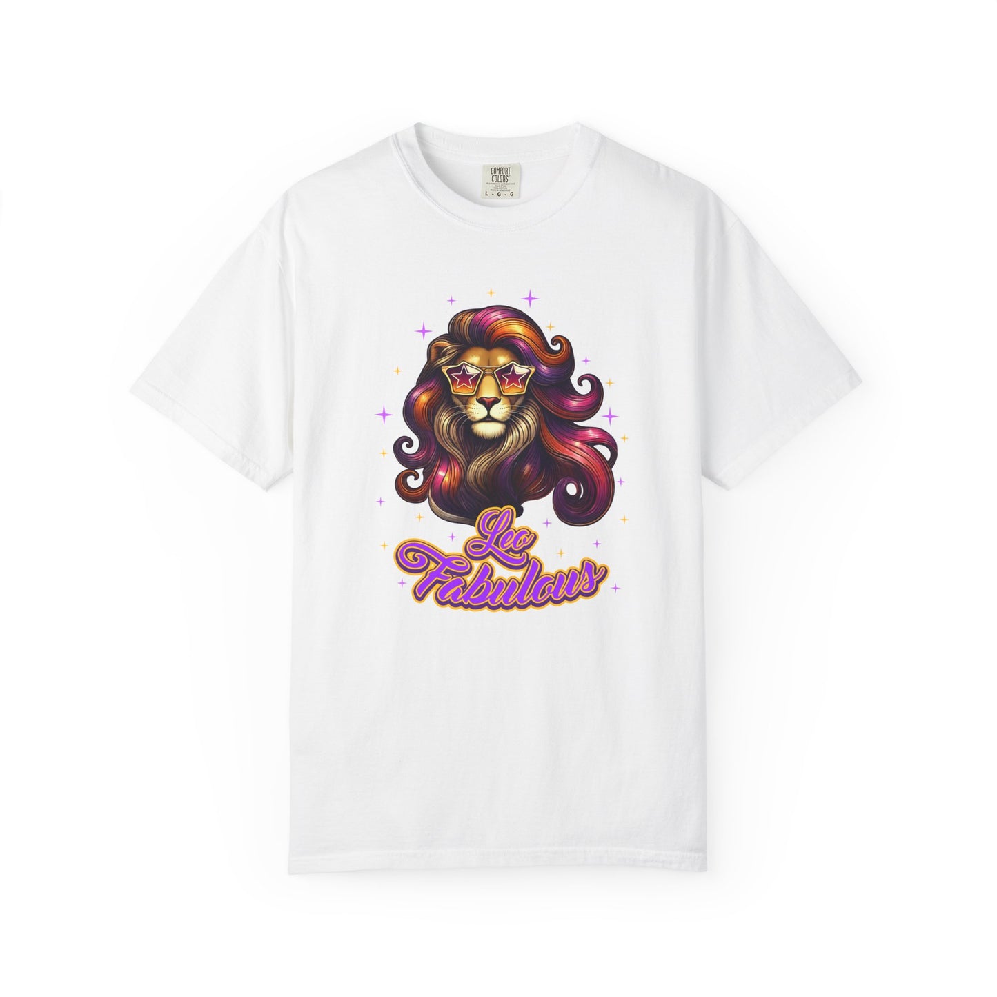 Leo Fabulous Tee – Groovy Colorful Zodiac Shirt