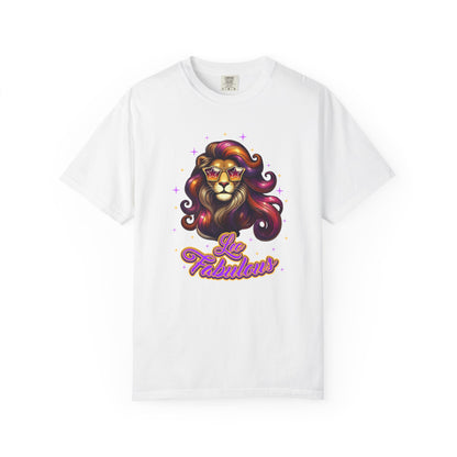 Leo Fabulous Tee – Groovy Colorful Zodiac Shirt