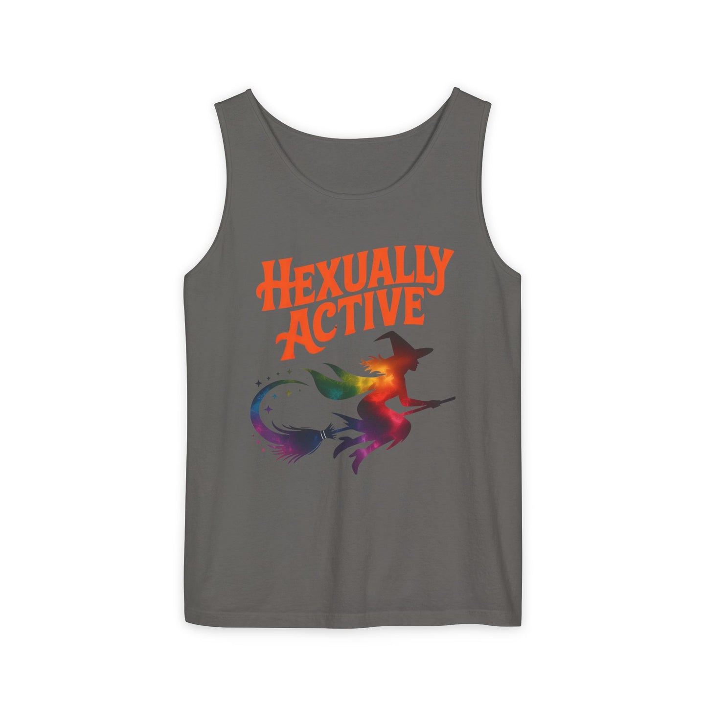 Hexually Active – Cheeky Rainbow Witch Tank