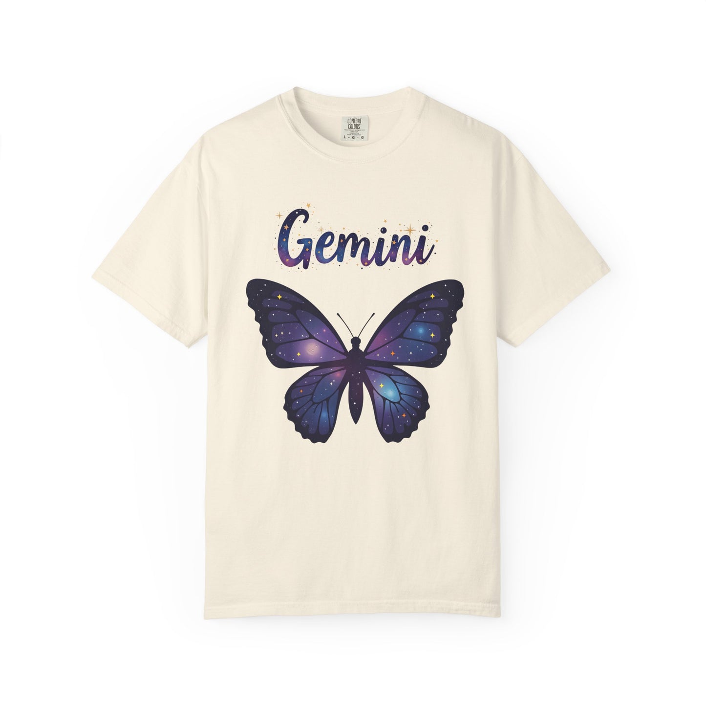 Gemini Butterfly Tee – Colorful Zodiac Shirt