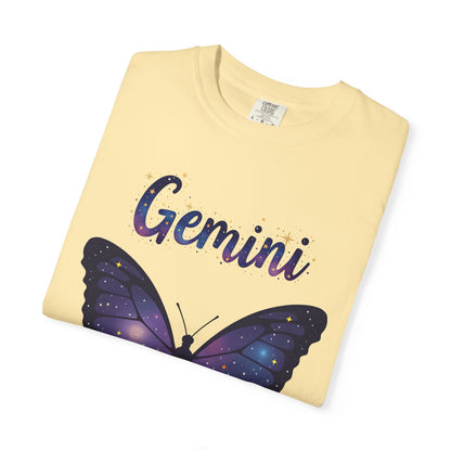 Gemini Butterfly Tee – Colorful Zodiac Shirt