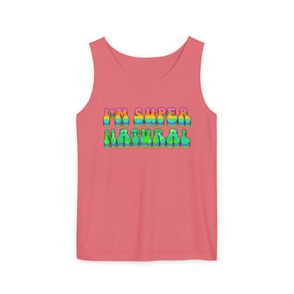I'm Super Natural - Retro Affirmation virgo Tank Top (Unisex)