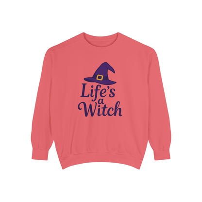 Life’s a Witch Sweatshirt – Funny Witch Hat Pullover