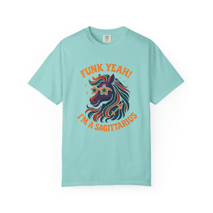 Funk Yeah! I’m a Sagittarius – Retro Colorful Tee Zodiac Shirt