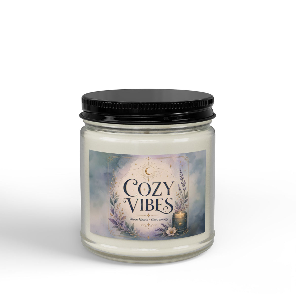 Cozy Vibes Whimsical Autumn Scented and Unscented Candle 4oz & 9oz