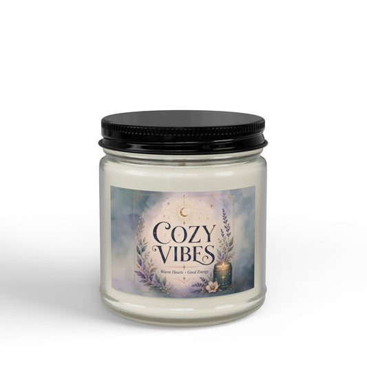 Cozy Vibes Whimsical Autumn Scented and Unscented Candle 4oz & 9oz