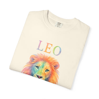 LEO Tee – Colorful Lion Zodiac Shirt