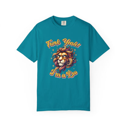Funk Yeah I’m a Leo- Retro Groovy Lion T-Shirt