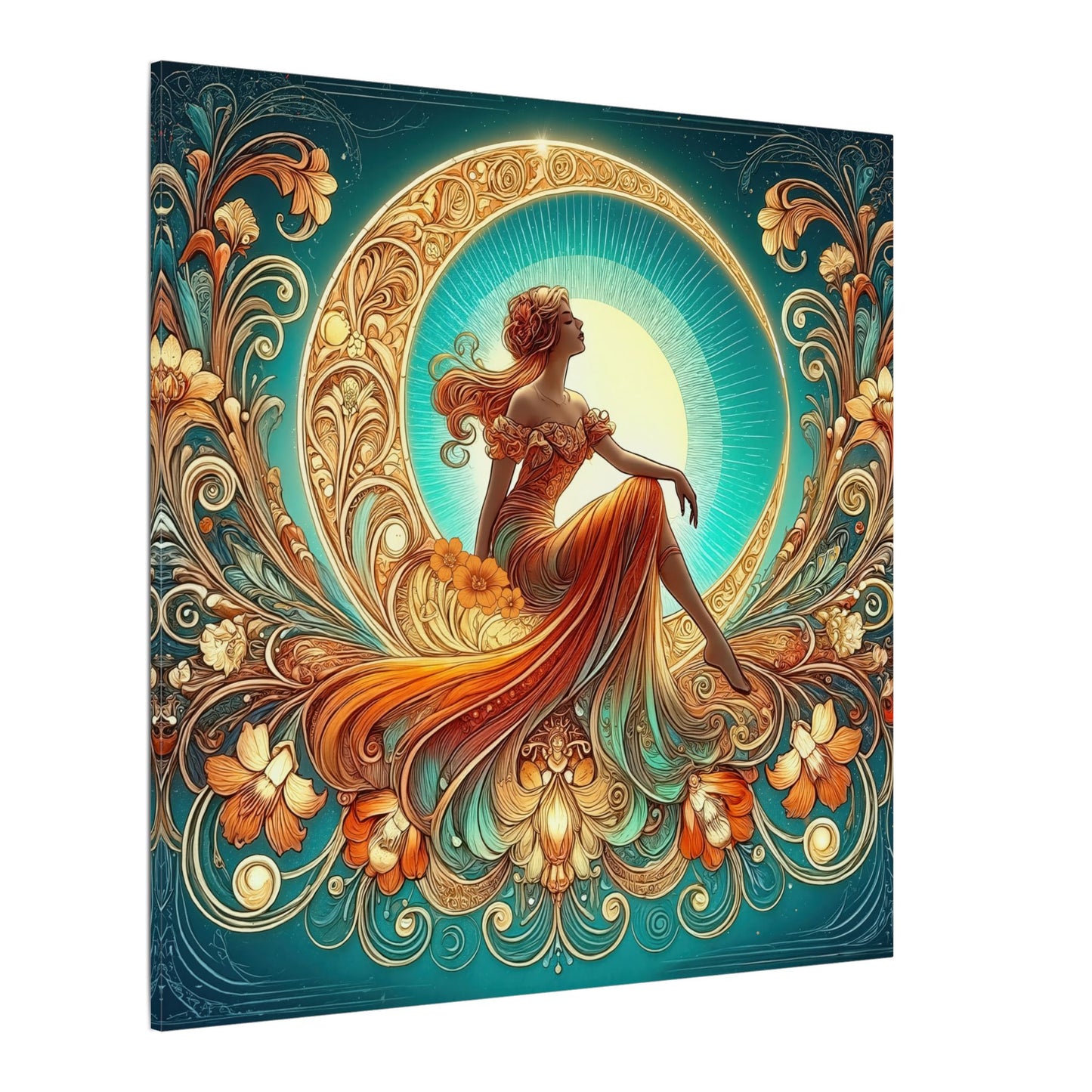 Rising Star - Glamorous Goddess Art Nouveau Wall Art