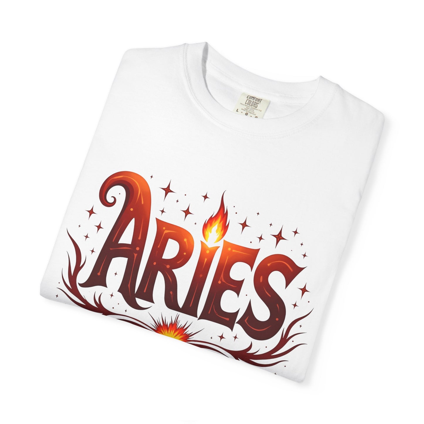 Aries Trailblazing Spirit Tee – Empowering Retro Zodiac Shirt