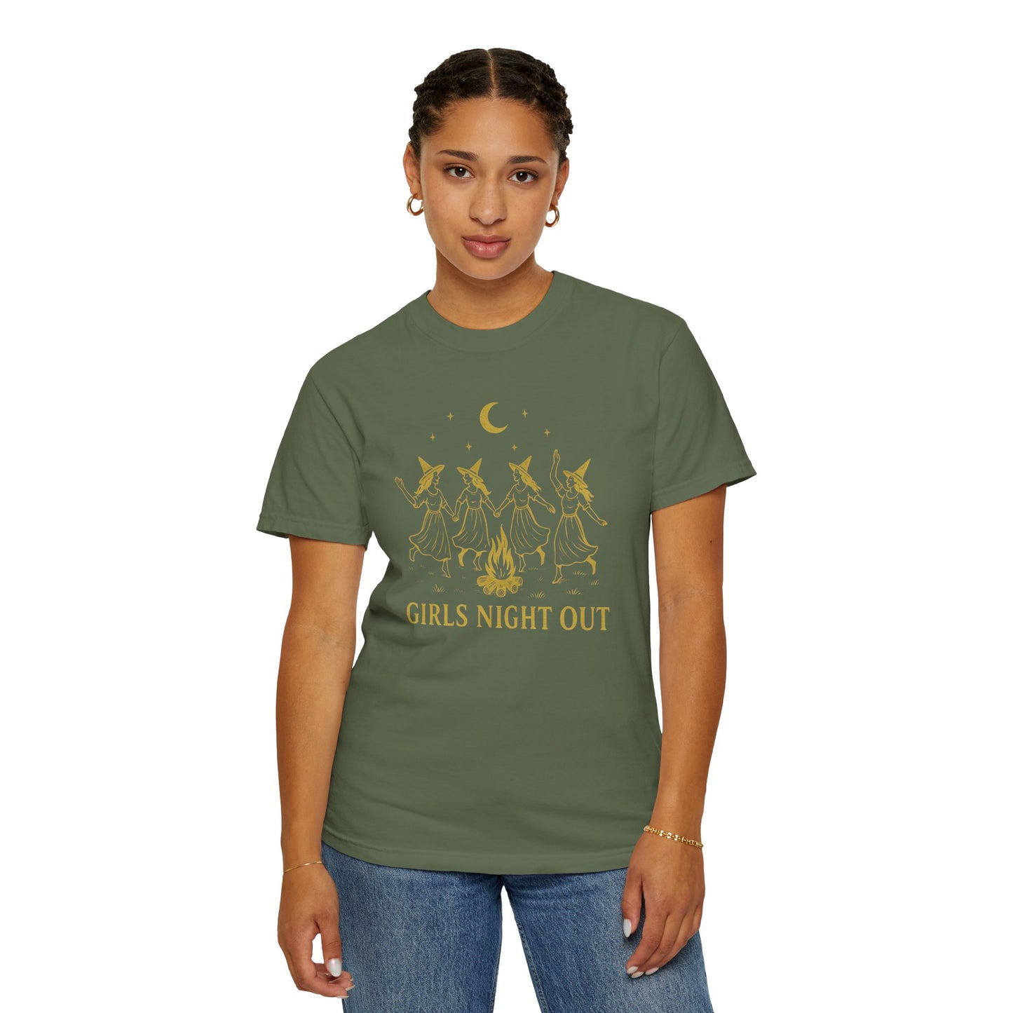 Girls Night Out Witchy Bonfire | Unisex Comfort Colors Tee