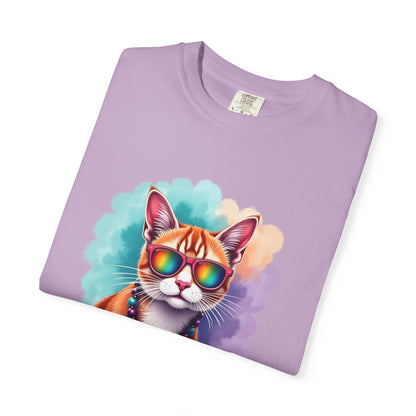 In My Aquarius Era – Rainbow Cat Vibes Tee
