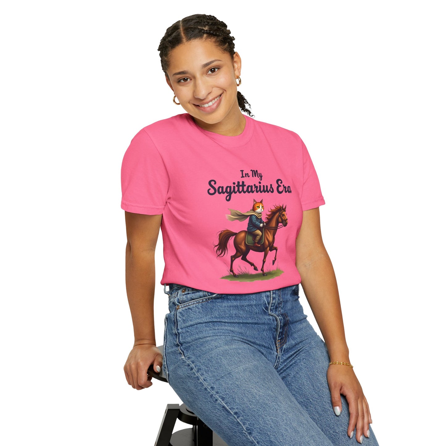 In My Sagittarius Era – Funny Free-Spirited Rider Tee