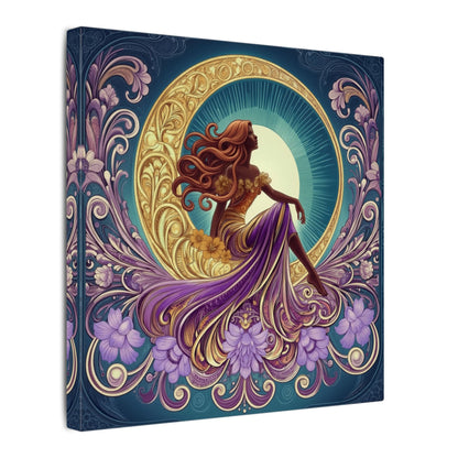 Star of the Moon | Glamorous Goddess Art Nouveau Wall Art