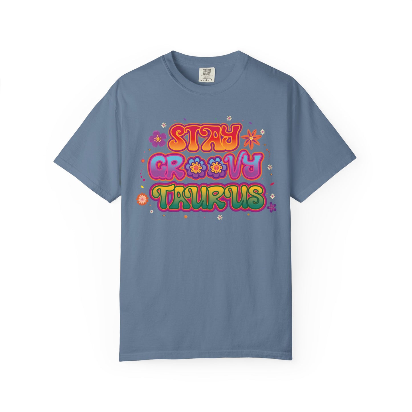 Stay Groovy Taurus  -  Vintage Retro Groovy Astrology Tee